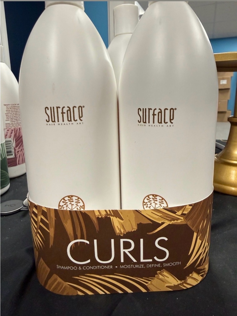 Curls Shampoo & Conditioner Set - White and Brown